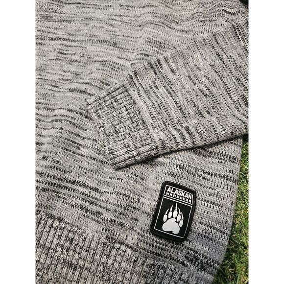 Duluth Alaskan Hardgear Sweater Mens XL Gray Merino Wool Crew Neck Pullover - Picture 2 of 7